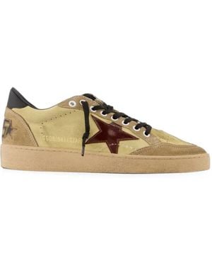 Golden Goose Ball Star Low-Top Trainers - Natural