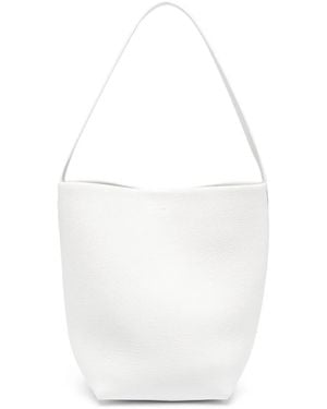 The Row Park Leather Tote Bag - White