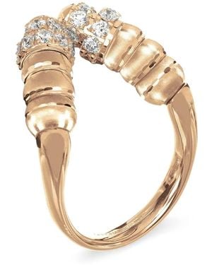 Officina Bernardi Anillo Enigma Veil Con Diamantes - Blanco