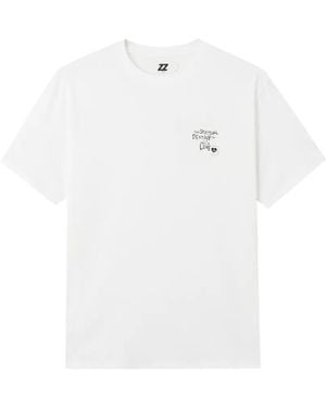 Izzue Slogan-Print T-Shirt - White