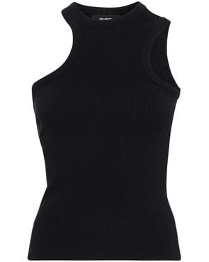 Axel Arigato Ribbed-Knit Tank Top - Black