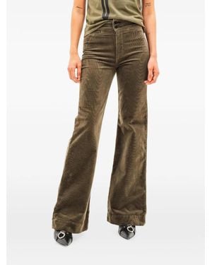 ASKK NY Pantalon Brighton En Velours Côtelé - Marron