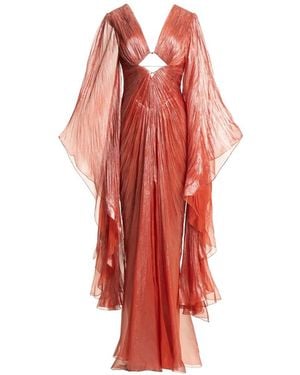 Maria Lucia Hohan Greta Cut-Out Maxi Dress - Red