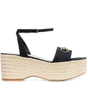 Gucci Horsebit Original Gg Espadrilles - White