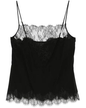 Carine Gilson Camisole-Top Aus Caudry-Spitze - Schwarz