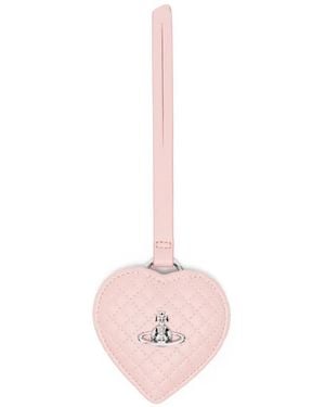 Vivienne Westwood Hear-Mirror Bag Charm - Pink