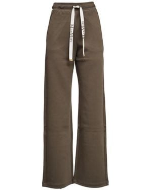 Max Mara Elasticated Wide-Leg Bali Trousers - Natural
