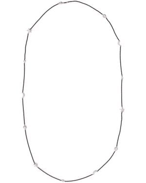 Monica Rich Kosann Multi-Stone Moonstone Sun Moon Star Necklace - White