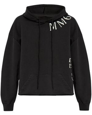 MM6 by Maison Martin Margiela ロゴ パーカー - ブラック