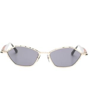 Kuboraum Geometric-Frame Sunglasses - White