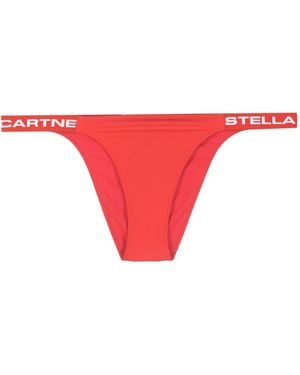 Stella McCartney ロゴ ビキニボトム - レッド