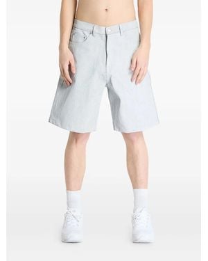 Pleasures Whiteout Baggy Shorts - Blue