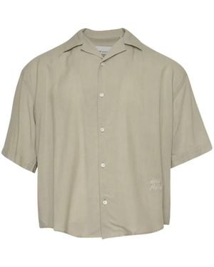 Ami Paris Short-Sleeve Shirt - Natural