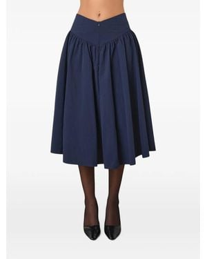 Peachy Den Deba Midi Skirt - Blue