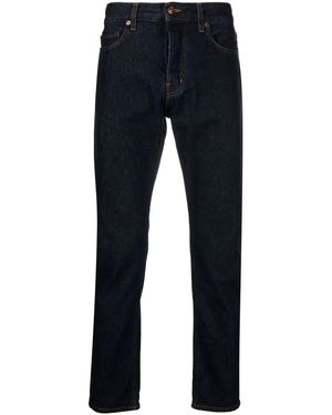 Haikure Mid-Rise Straight-Leg Jeans - Blue