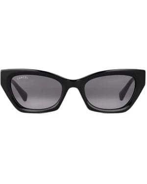 Lancel Gafas De Sol Blanche Con Motivo Cat Eye - Gris