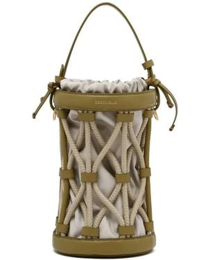 Coccinelle Koi Bucket Bag - White