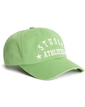 Stussy Athletics Strap-Back Cap - Green