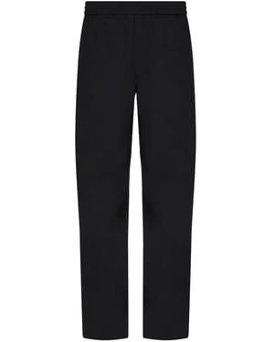 ARMANI EXCHANGE Elasticated-Waistband Trousers - Black