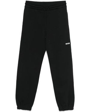 MSGM Cotton Track Trousers - Black
