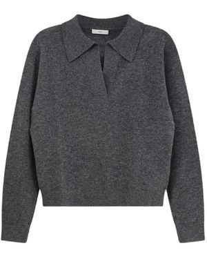 R2W Jersey Alize 7 De Cachemira Con Cuello De Polo - Gris
