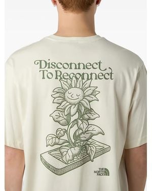 The North Face Logo-Print T-Shirt - Grey