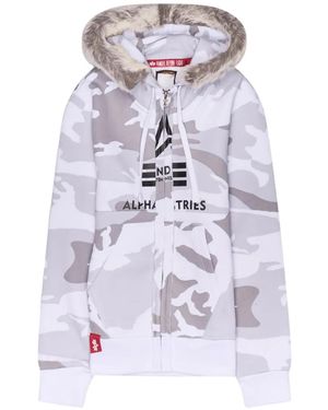 PROTOTYPES Hoodie Mit Camouflage-Print - Weiß