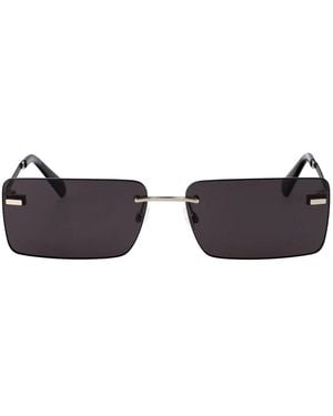 Calvin Klein Rectangle-Frame Sunglasses - Brown