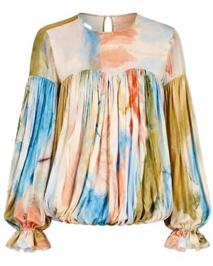 Ulla Johnson Pearl Pleated Blouse - White