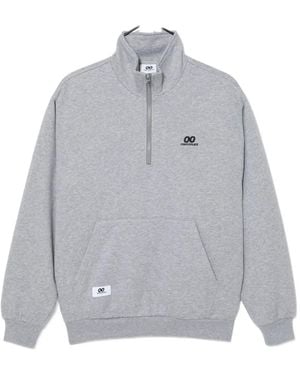 Chocoolate Logo Zip-Up Sweatshirt - Gray