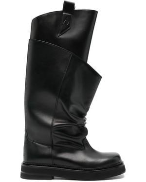 The Attico Botas Altas Robin Passeggiata - Negro