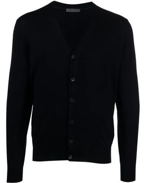 Corneliani Cardigan Mit V-Ausschnitt - Schwarz
