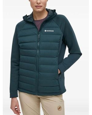 MONTANÉ Quilted Hooded Jacket - Blue