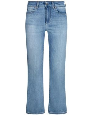 Liu Jo Vaqueros Capri De Talle Alto - Azul