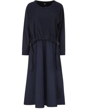 Weekend by Maxmara Wkddestino Drawstring Waist Two-Piece Midi Dress (Set Of Two) - Blue