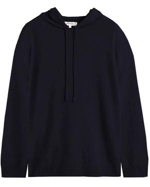 Chinti & Parker Wool-Blended Hoodie - Blue