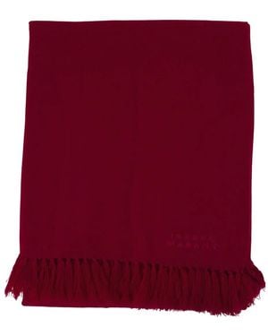 Isabel Marant Fringed-Trim Scarf - Purple