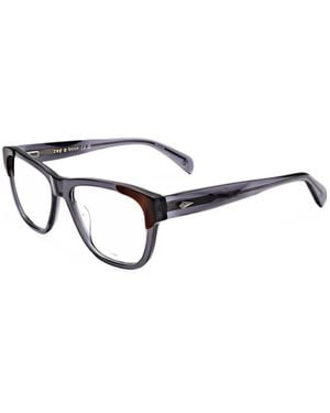 Rag & Bone Rectangle-Frame Glasses - White