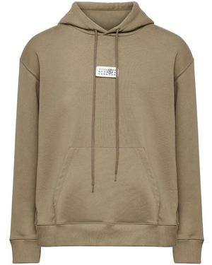 MM6 by Maison Martin Margiela ーン ロゴ フーディ - グリーン