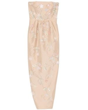 BERNADETTE Lena Embroidered Dress - White