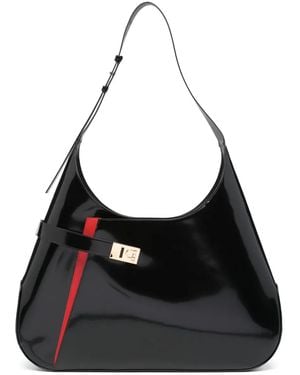 Ferragamo Grote Hobo Schoudertas - Zwart