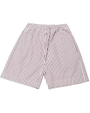 Lido Short À Rayures - Violet