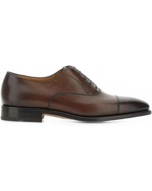 Duca Degli Abruzzi Leather Oxford Shoes - Brown