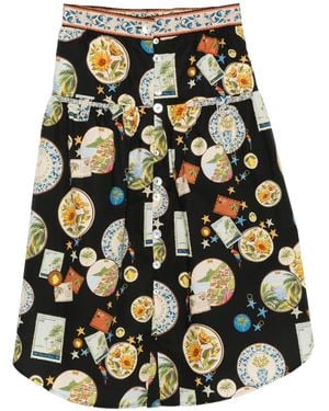 FARM Rio Trip Souvenir Skirt - Black