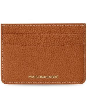 Maison De Sabre Leather Card Holder - Brown