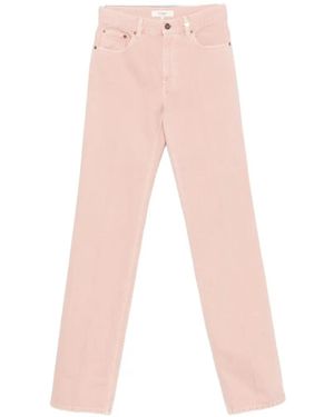 Chloé Belt-Loop Pocket Jeans - White