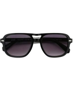 Gast Syn Pilot-Frame Sunglasses - Black
