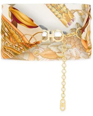 Ferragamo Gancini Belt - Metallic