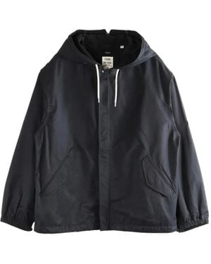 Nanamica Hooded Drawstring-Fastening Jacket - Black