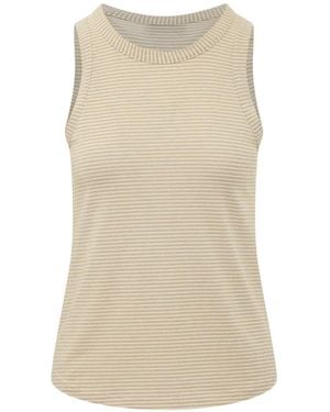 Momoní Genipa Striped Tank Top - Natural